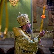Митрополит Бориспільський і Броварський Антоній звершив Божественну Літургію в кафедральному соборі міста Бориспіль