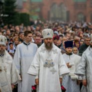 Митрополит Бориспільський і Броварський Антоній очолив Божественну літургію у Свято-Покровському Голосіївському чоловічому монастирі