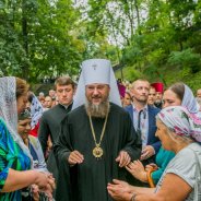 Предстоятель Української Православної Церкви очолив урочистий молебень до 1030-річчя Хрещення Русі на Володимирській гірці
