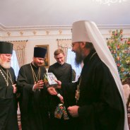 Духовенство Бориспільської єпархії привітало митрополита Бориспільського і Броварського Антонія з Різдвом Христовим