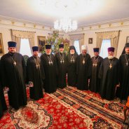Духовенство Бориспільської єпархії привітало митрополита Бориспільського і Броварського Антонія з Різдвом Христовим