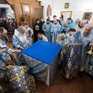 У день свята Стрітення Господнього митрополит Бориспільський і Броварський Антоній взяв участь в освяченнв храму в Жулянах