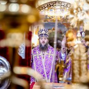 У суботу першої седмиці Великого посту, митрополит Бориспільський і Броварський Антоній звершив Божественну літургію в Академічному храмі