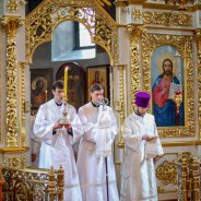 Митрополит Бориспільський і Броварський Антоній звершив Божественну Літургію в Флорівському монастирі столиці