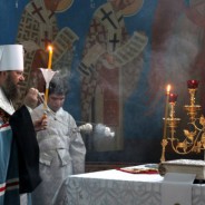 Митрополит Бориспільський і Броварський Антоній звершив вечірнє богослужіння у академічному храмі Різдва Пресвятої Богородиці