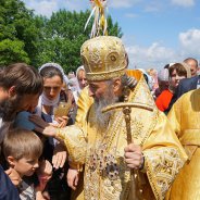 На свято святителя Миколая митрополит Антоній співслужив Блаженнішому Митрополиту Онуфрію у Козельщанському монастирі