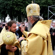 Переддень свята рівноапостольного князя Володимира митрополит Антоній співслужив Предстоятелю Української Православної Церкви