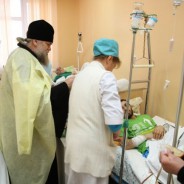 КНЯЖИЧІ. Насельник Спасо-Преображенського монастиря відвідав поранених солдат у Київському військовому госпіталі