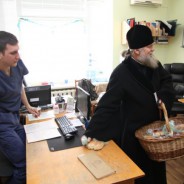 КНЯЖИЧІ. Насельник Спасо-Преображенського монастиря відвідав поранених солдат у Київському військовому госпіталі