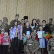 ЄРКІВЦІ. Парафія організувала благодійний концерт відомої співачки для військової частини