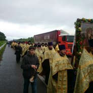Всеукраїнський хресний хід зустріли у Бориспільській єпархії