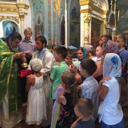ВИШГОРОД. Завершилася перша зміна православного оздоровчого табору парафії святих Бориса і Гліба на березі Чорного моря