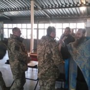 Голова єпархіального по взаємодії зі Збройними силами та іншими військовими формуваннями відвідав українських воїнів на південному сході України