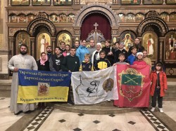 До кафедрального собору в Борисполі завітала православна молодь із Запоріжської єпархії