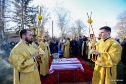 Митрополит Бориспільський і Броварський Антоній освятив місце будівництва храму в селі Улянівка