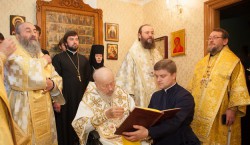 Керуючий Бориспільською єпархією співслужив Блаженнішому Митрополиту Володимиру у день його народження