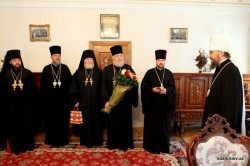 Духовенство Бориспільської єпархії поздоровило керуючого єпархією зі святом Воскресіння Христового