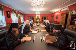 Митрополит Бориспільський і Броварський Антоній взяв участь у засіданні Священного Синоду Української Православної Церкви