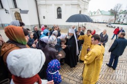 У Неділю сиропусну митрополит Бориспільський і Броварський Антоній співслужив Предстоятелю у Києво-Печерській Лаврі