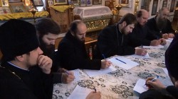 БЕРЕЗАНЬ. Під час традиційної загальної сповіді відбулося зібрання духовенства Березанського благочиння