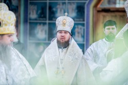 Митрополит Бориспільський і Броварський Антоній звершив Божественну літургію у Княжицькому Спасо-Преображенському монастирі