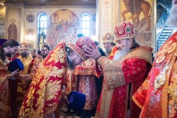 У Покровському кафедральному соборі міста Бориспіль відбулося прославлення у лику святих священномученика Михаїла Под’єльського, пресвітера Зазимського