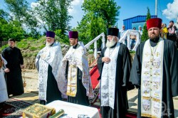 Митрополит Бориспільський і Броварський Антоній освятив місце будівництва храму у селі Новосілки