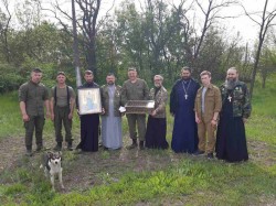 Священики Бориспільської єпархії взяли участь у Миротворчій духовній місії з Благодатним вогнем по всій зоні бойових дій
