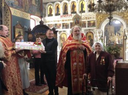 Священники Бориспільської єпархії привітали з Днем Перемоги ветеранів (оновлено)