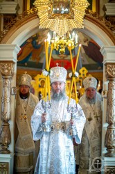 Митрополит Бориспільський і Броварський Антоній очолив служіння літургії в столичному храмі святителя Іоасафа Бєлгородського