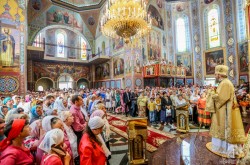 Митрополит Бориспільський і Броварський Антоній очолив святкування престольного свята в Петропавлівському соборі міста Бровари (+відео)
