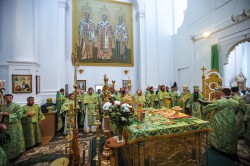 Митрополит Бориспільський і Броварський Антоній очолив Божественну Літургію у Свято-Троїцькому Браїлівському монастирі Вінницької єпархії