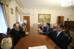 Митрополит Бориспільський і Броварський Антоній зустрівся з послом Сербії в Україні