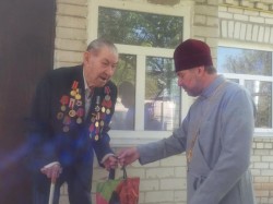 Керівник молодіжного відділу разом з головою Спілки ветеранів Другої світової війни привітали ветеранів Броварського району