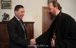 Митрополит Бориспільський і Броварський Антоній зустрівся з Послом Італії Фабріціо Романо