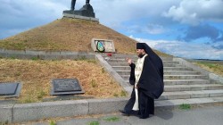  У День скорботи та вшанування жертв Другої світової війни духовенство Березанського благочиння звершило заупокійне богослужіння на меморіалі 