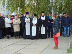 БАРИШІВКА. У селищі звершено заупокійну молитву за полеглих в боях за волю України