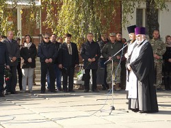 БАРИШІВКА. Духовенство благочиння взяло участь у відкритті пам'ятника полеглим захисникам України
