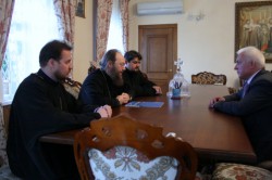 Митрополит Бориспільський і Броварський Антоній зустрівся з міським головою Борисполя
