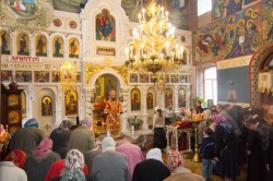 В день пам'яті свв. благовірних князів Бориса і Гліба керуючий Бориспільською єпархією відслужив Божественну літургію у  Вишгороді