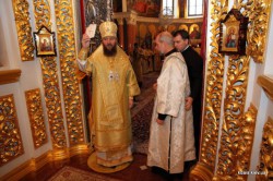 У неділю Святих Отців митрополит Бориспільський і Броварський Антоній співслужив собору єпископів у Киево-Печерській Лаврі