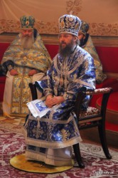 На свято Благовіщення керуючий Бориспільською єпархією звершив Божественну літургію у Свято-Успенському соборі Києво-Печерської лаври