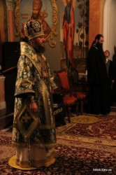 Напередодні свята Входу Господнього в Єрусалим керуючий Бориспільською єпархією відслужив Всенічне бдіння
