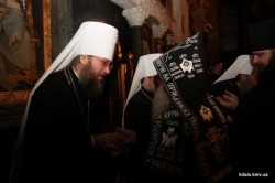 Митрополит Антоній молився разом із Предстоятелем Української Православної Церкви під час вечірні з чином прощення