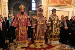 У Великий четвер керуючий Бориспільською єпархією співслужив Місцеблюстителю Київської митрополичої кафедри