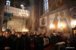 У Неділю про блудного сина керуючий Бориспільською єпархією очолив Божественну літургію у храмі Різдва Богородиці Києво-Печерської Лаври