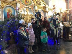 Відбувся перший фестиваль колядок дитячих Воскресних шкіл парафій Березанського благочиння
