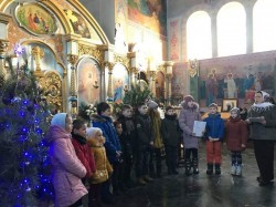 Відбувся перший фестиваль колядок дитячих Воскресних шкіл парафій Березанського благочиння